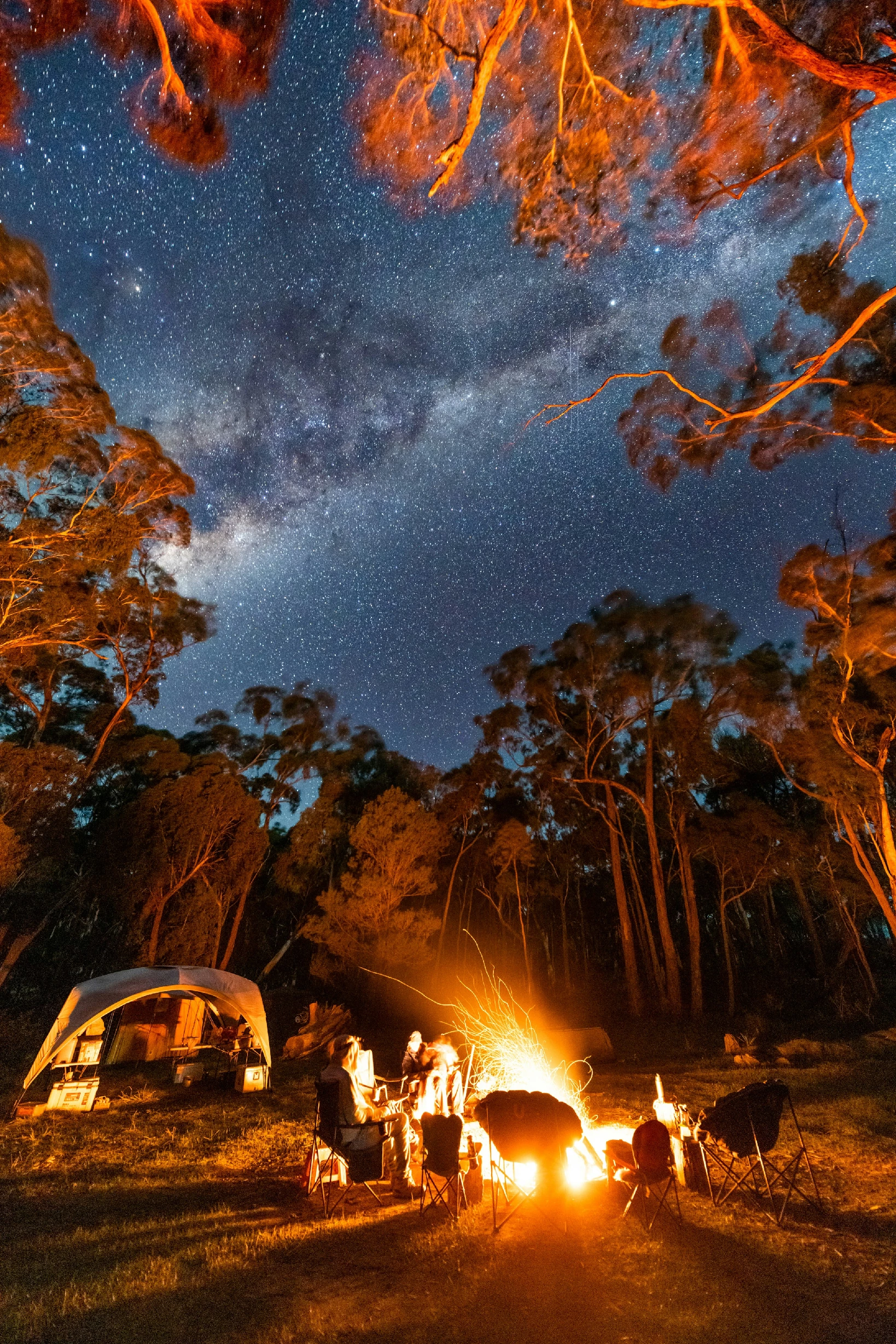 Scenic riverside view around Thiba River Camp